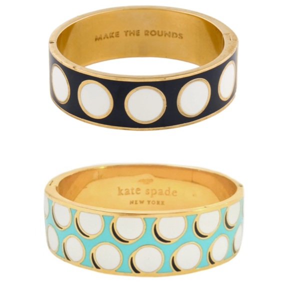 kate spade Jewelry - Kate Spade On The Ball and Make The Rounds Bangle Bracelets Bundle lot of 2